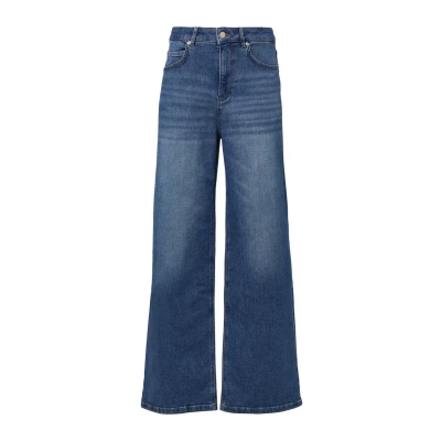 Abbildung von comma casual identity loose fit Jeans »sorgt für eine moderne Silhouette«, washed, casual, fit, Baumwollmischung