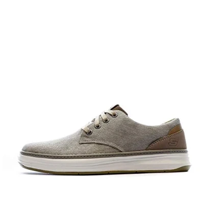 Abbildung von Skechers Herren Moreno Canvas Oxford Schuh, Khk, 41 EU