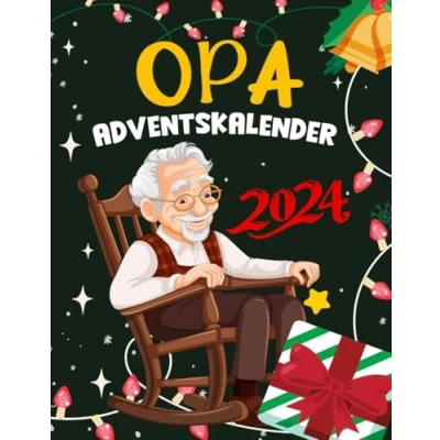 Abbildung von Opa&#039;s Rätsel Adventskalender 2024: Der Weihnachtskalender mit 72 Rätseln in großer Schrift für Erwachsene &amp; Rentner, Sudoku, Wortsuche, Logikaufgaben