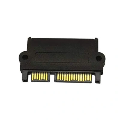 Abbildung von QiCheng&amp;LYS SAS 22 polig auf 7 + 15 poliger SATA Festplattenlaufwerk Adapter mit poligem Stromanschluss,