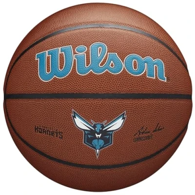Abbildung von Wilson Basketball TEAM ALLIANCE, CHARLOTTE HORNETS, Indoor/Outdoor, Mischleder, Größe: 7