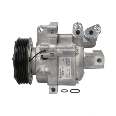Abbildung von BOSCH 1 986 AD1 435 Kompressor 12V PS R1 R1234yf, R134a mit Montageanleitung, Dichtring