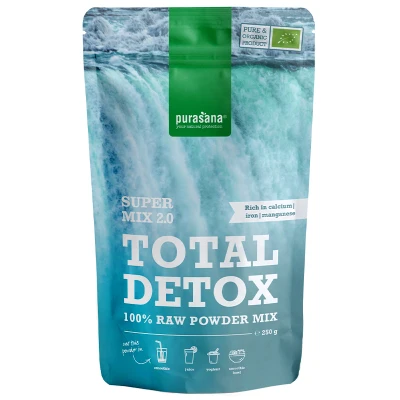 Abbildung von Total Detox Bio Mix 2.0 Reich an essentiellen Nährstoffen. Mineralstoffen, Vitaminen und Antioxidantien
