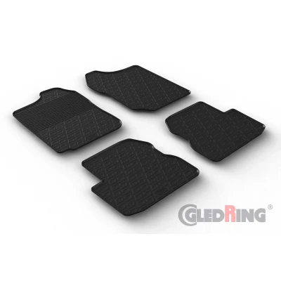 Abbildung von Gledring 0631 Fußmattensatz Gummi vorne und hinten 4 schwarz SUZUKI: Jimny Off Road