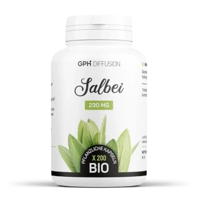 Abbildung von Bio Salbei 250 mg 200 pflanzliche Kapseln