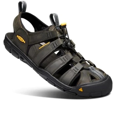 Abbildung von Keen Herren Clearwater Cnx Leather Sandalen,Grau (Magnet/Black), 48 EU