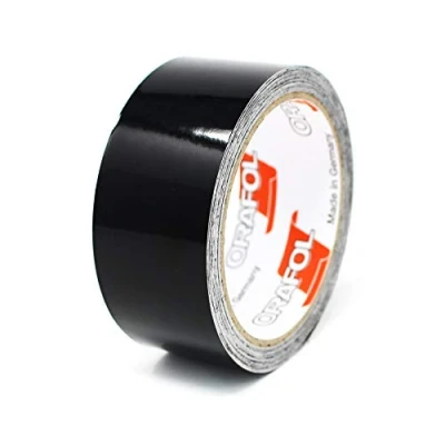 Abbildung von 10 Meter (1,79/Meter) Zierstreifen Auto Motorrad Boot Modellbau Farbauswahl Finest Folia Dekorstreifen Seitenstreifen Klebestreifen (Schwarz Glanz, 40mm Breite)