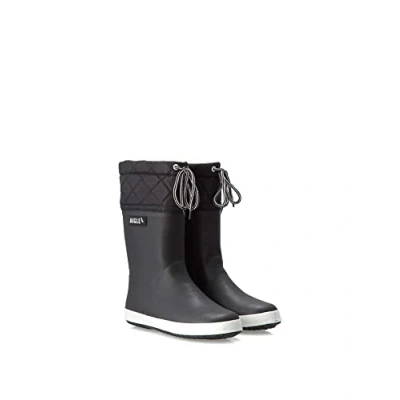 Abbildung von Aigle Giboulee Unisex Gummistiefel für Kinder, Größe: 38, Noir/blanc Schuhe