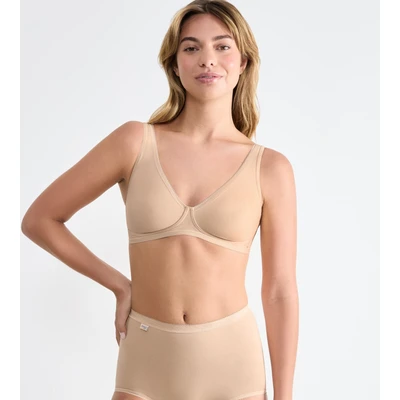 Abbildung von Sloggi Basic SOFT BRA Triangel BH, Damen, Größe: 65A, Skin