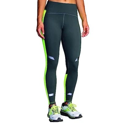 Abbildung von Brooks RUN Visible Thermal Tight Tights, Damen, Größe: 42/44, Asphalt nightlife