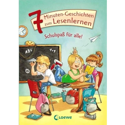 Abbildung von Leselöwen Das Original 7 Minuten Geschichten zum Lesenlernen Schulspaß für alle!: Lustige Kurzgeschichten Erstleser ab 6 Jahre