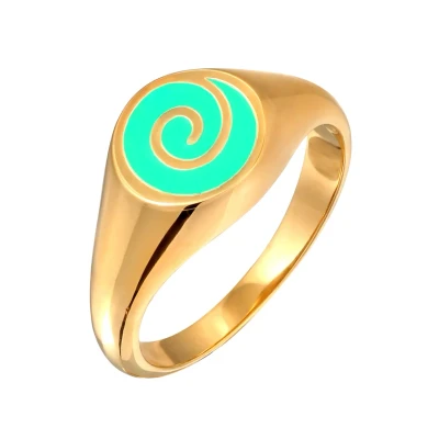 Abbildung von Elli Siegelspiral Ring, Damen, Größe: 54, Gold