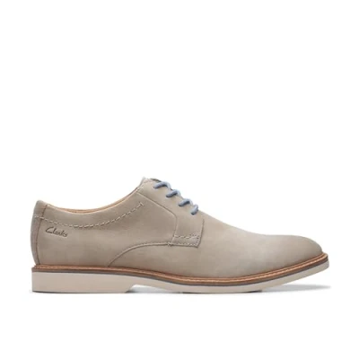 Abbildung von Clarks Herren Atticus Ltlace Oxford, Grau Nubuk, 41.5 EU