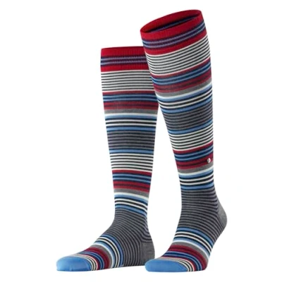 Abbildung von Burlington Stripe Onesize Kniestrümpfe marine, Herren, Größe: 40/46, Marine