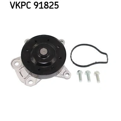 Abbildung von SKF VKPC 91825 Wasserpumpe mit Dichtungen für Keilrippenriementrieb TOYOTA: Auris Hatchback, RAV4 IV Off Road, Verso