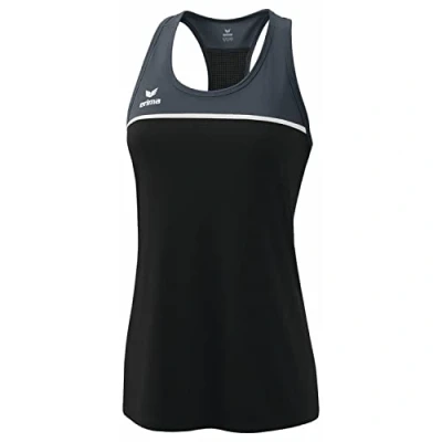 Abbildung von Erima Change BY TANK Top, Damen, Größe: 38, Black grey slate weiss