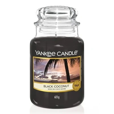 Abbildung von Yankee Candle Black Coconut Duftkerze 623 Gramm