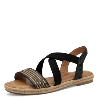 Abbildung von Tamaris Espadrille, Damen, Größe: 36, Black Schuhe