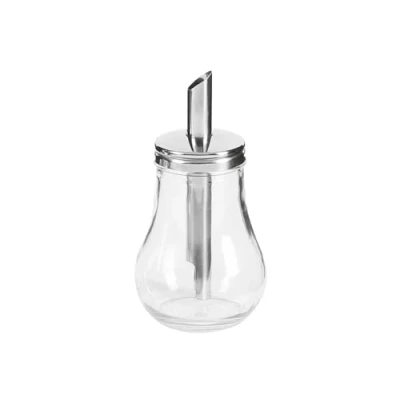 Abbildung von APS 40494 Zuckerdosierer, Ø 8 cm, Höhe 15 250 ml, Behälter aus Glas, Schraubdeckel Edelstahl