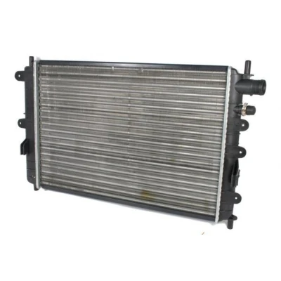 Abbildung von THERMOTEC D7G001TT Kühler, Motorkühlung Aluminium, Kunststoff 378 525 23 Schaltgetriebe Kühlrippen mechanisch gefügt FORD: Escort 6 Kombi