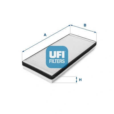 Abbildung von UFI 54.115.00 Innenraumfilter Aktivkohlefilter 236 183,5 35 FORD: FIESTA 5, Fusion Estate, 5 Van