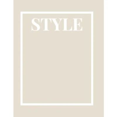 Abbildung von STYLE: Aesthetic Neutral Coffee Table Books, A Beige Decorative Home Staging and Bookshelf Styling Decor