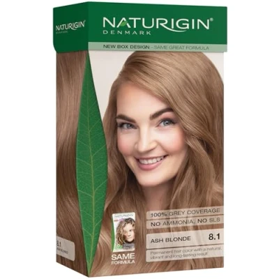 Abbildung von Aschblond 8.1 permanente Haarfabe mit natürlichen Inhaltsstoffen Ohne Ammoniak