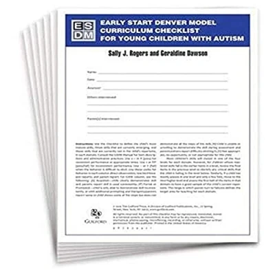 Abbildung von Early Start Denver Model Curriculum Checklist for Young Children with Autism