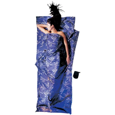 Abbildung von Cocoon Hüttenschlafsack aus Seide, Blätter, 86&quot;x35&quot;