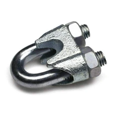 Abbildung von Constrabo 10x Drahtseilklemme Din741 Größe 6,5 mm Bügelklemme Stahl verzinkt Seilklemme Bügelform für Stahlseil, Seil, Draht, Drahtseil Bügelseilklemme Drahtseilklemmen Seilklemmen Klammern