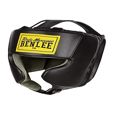 Abbildung von Benlee Rocky Marciano Unisex Jugend Mike JUNIOR Artificial Leather Head Guard, Black
