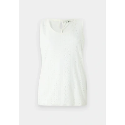 Abbildung von TOM Tailor MIX Ajour Top, Damen, Größe: Small, Whisper white