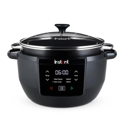 Abbildung von Instant Pot Superior Slow Cooker/Schongarer, 7.1L Multikocher / 4 Kochfunktionen (Schongaren, Braten, Dampfgaren &amp; Warmhalte funktion) Spülmaschinengeeignet 800W