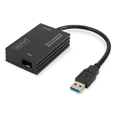 Abbildung von DIGITUS USB3.0 Gigabit SFP Network Adapter braucht Zusätzliches Modul