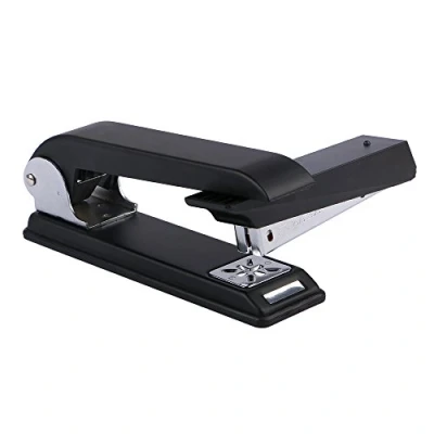 Abbildung von Eagle 360 Drehbar Hefter, 【24/6 26/6 Heftklammern】 Platzsparend Multi Winkel Mini Heftgerät Tacker für Schule Schreibtisch Büro, schwarz