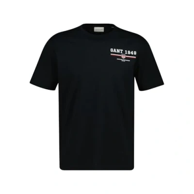 Abbildung von GANT Printed Graphic Tshirt basic, Herren, Größe: XXL, Black