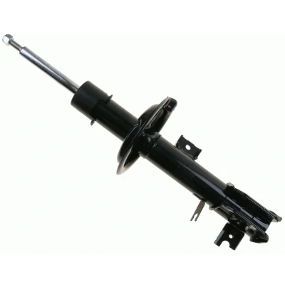 Abbildung von SACHS 312 821 Stoßdämpfer links Gasdruck Zweirohr Federbein oben Stift SUZUKI: SX4 I Hatchback, FIAT: Sedici