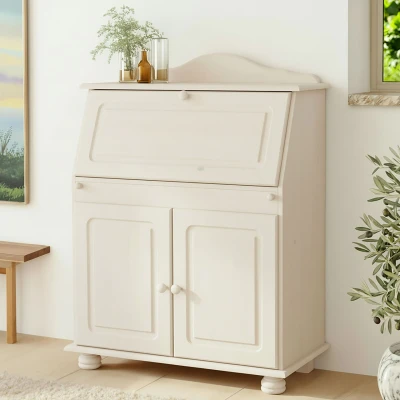 Abbildung von Home affaire Sekretär »Mette, Schreibtisch im Landhausstil,« aus Massivholz, Breite 82 cm