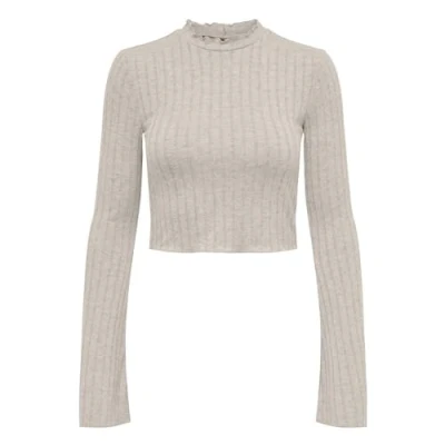 Abbildung von ONLY Damen Langarmshirt Onltonja L/S Flared Sleeve Top Cc JRS, Pumice Stone,M