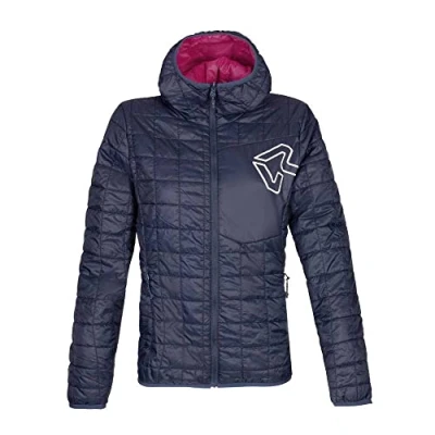 Abbildung von Rock Experience REWJ05731 GOLDEN GATE HOODIE PADDED Jacket Women&#039;s 1330 BLUE NIGHTS+2000 CHERRIES JUBILEE M
