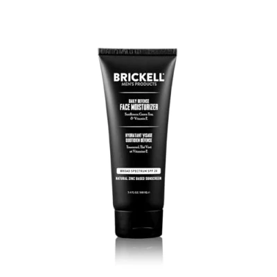 Abbildung von Brickell Men&#039;s Daily Defense Gesichtsfeuchtigkeitscreme für Männer, natürlich und organisch, Zink Lichtschutzfaktor 20, spendet Feuchtigkeit schützt die Haut vor UVA/B Strahlen, 100 ml, parfümfrei