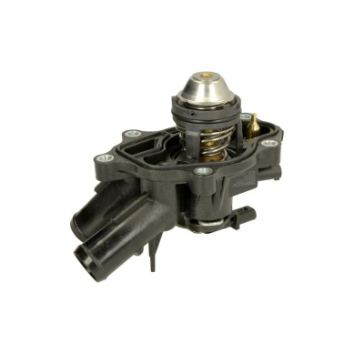 Abbildung von THERMOTEC D2M015TT Kühlwasserthermostat 103 mit Temperaturgeber, Dichtungen Gehäuse MERCEDES BENZ: C Class T modell, E Saloon