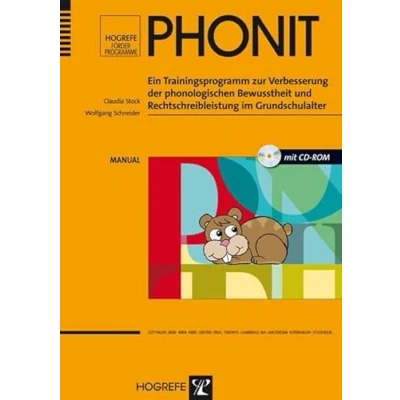 Abbildung von PHONIT: Ein Trainingsprogramm zur Verbesserung der phonologischen Bewusstheit und Rechtschreibleistung im Grundschulalter (Hogrefe Förderprogramme)