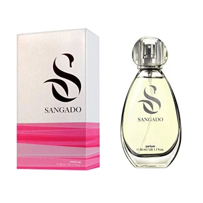 Abbildung von SANGADO Absolute Verehrung Parfüm für Damen, 8 10 Stunden Langanhaltend, Luxuriös Duftendes, Blumiges Fruchtiges, Zarte französische Essenszen, Extra konzentriert (Parfüm), 50ml