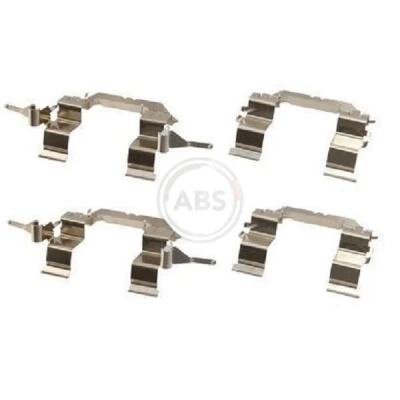 Abbildung von A.B.S. 1722Q Zubehörsatz, Scheibenbremsbelag NISSAN: Qashqai / Qashqai+2 I, NP300 Navara Platform Chassis, Pickup, RENAULT: Koleos I