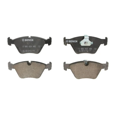 Abbildung von BOSCH 0 986 424 485 Bremsbelagsatz Low Metallic mit Kolbenclip, Anti Quietsch Blech BMW: 5 Touring, Saloon