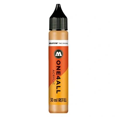 Abbildung von Molotow ONE4ALL Refill Acryl, Farbe 208 ocker braun hell 30 ml, Nachfülltinte für Permanentmarker