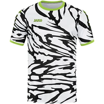 Abbildung von JAKO Kinder Trikot Animal (Kurzarm), Weiß/Schwarz/Neongrün, 152