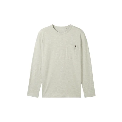 Abbildung von TOM TAILOR Herren Longsleeve mit Kapuze, 10668 Sky Captain Blue, XL