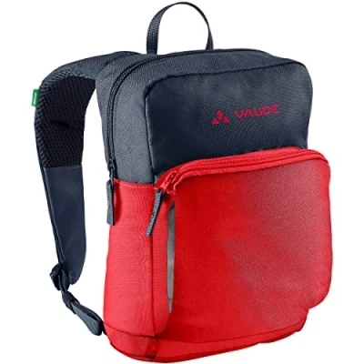 Abbildung von VAUDE Kinderrucksack Minnie für Jungen &amp; Mädchen, komfortabler Wanderrucksack Kinder 5 L in Rot/Blau, Wetterfester Kindergartenrucksack mit viel Stauraum reflektierende Elemente